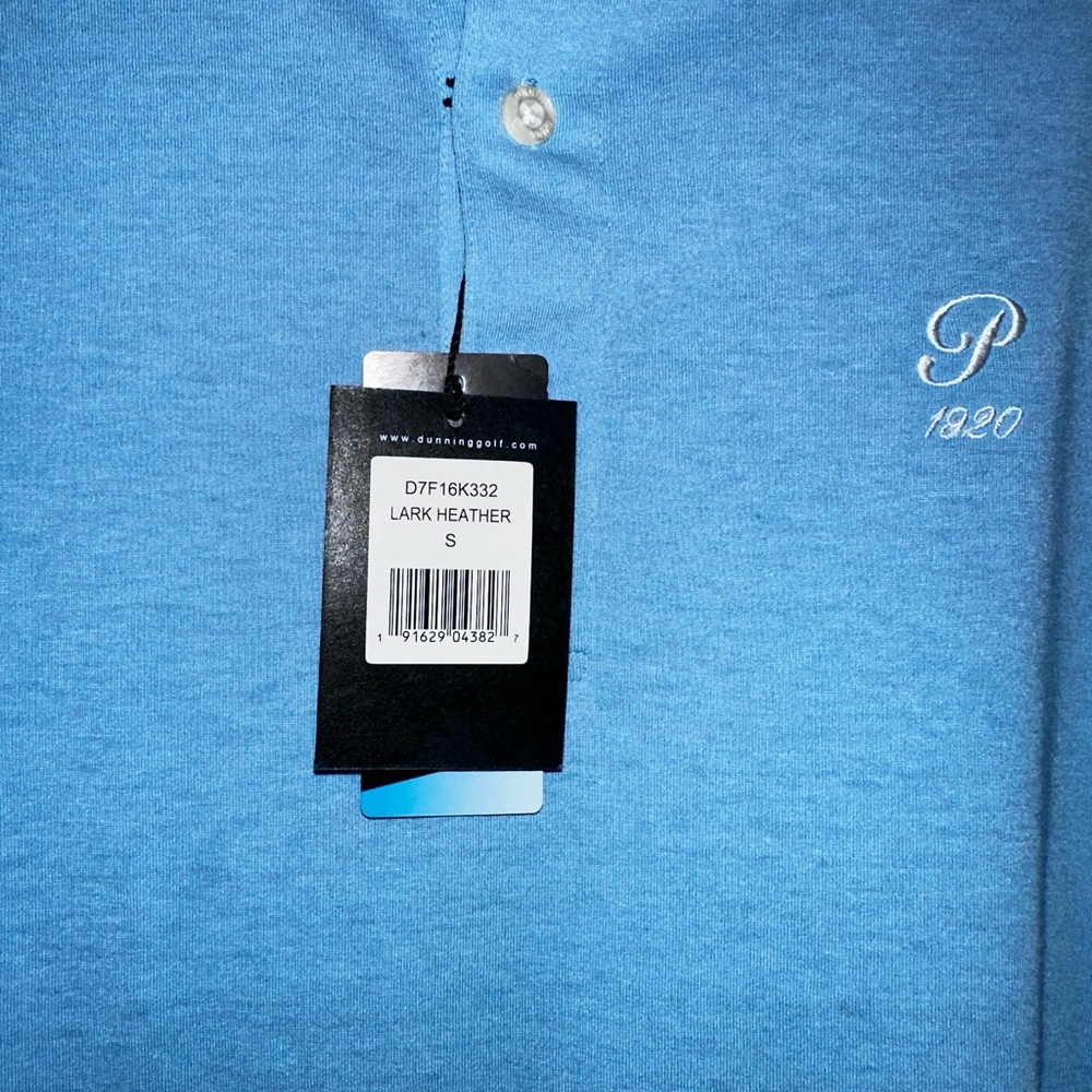 NWT Dunning Polo Blue Size Small
